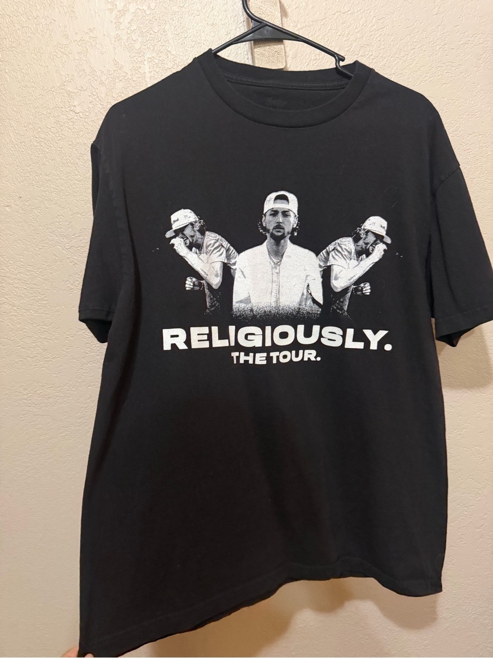 Religiously. The Tour Black Graphic Men's T-Shirt